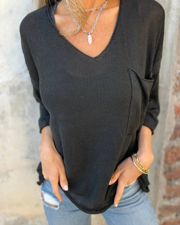 SEMBE - Boho Strik Top