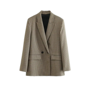 Odile | Klassisk Blazer i Houndstooth