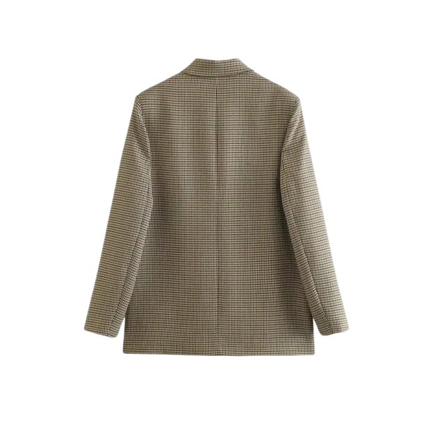 Odile | Klassisk Blazer i Houndstooth