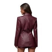 Marie-José | Læder Blazer