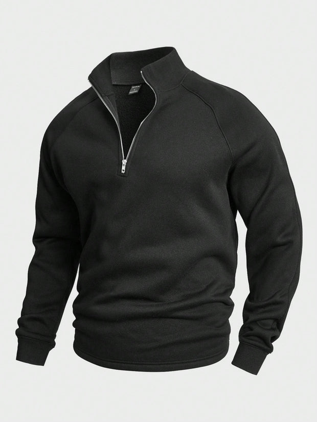 Antonio | Zip-up med halv lynlås