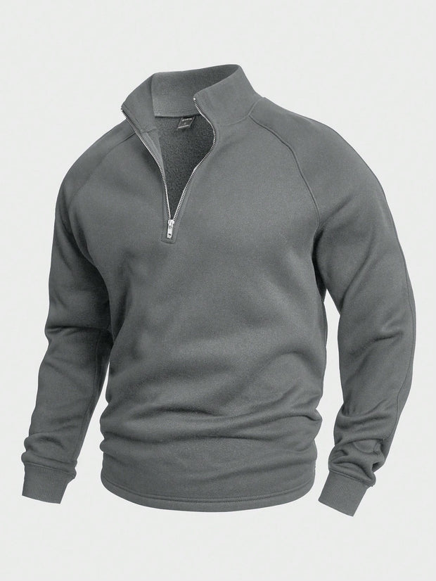 Antonio | Zip-up med halv lynlås