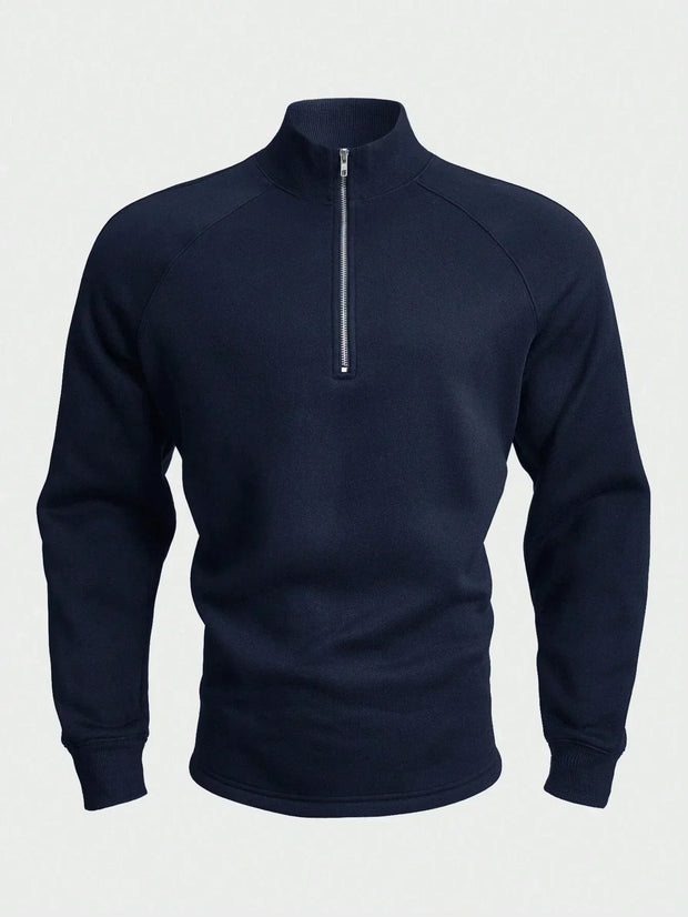 Antonio | Zip-up med halv lynlås