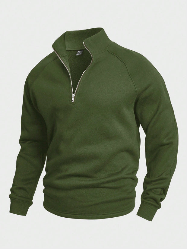 Antonio | Zip-up med halv lynlås