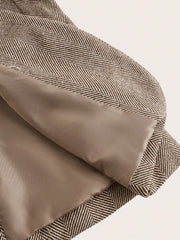 Nicole | Blazer Café Brun med Enkel Knap