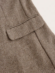 Nicole | Blazer Café Brun med Enkel Knap