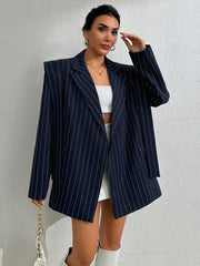 Marie | Stribet Dobbeltradet Blazer