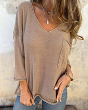 SEMBE - Boho Strik Top