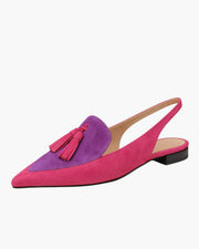 Quelia - Pointed Slingback with Tassels