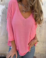 SEMBE - Boho Strik Top