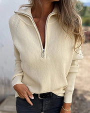 VIOLET - CASUAL LONG-SLEEVED KNIT JUMPER