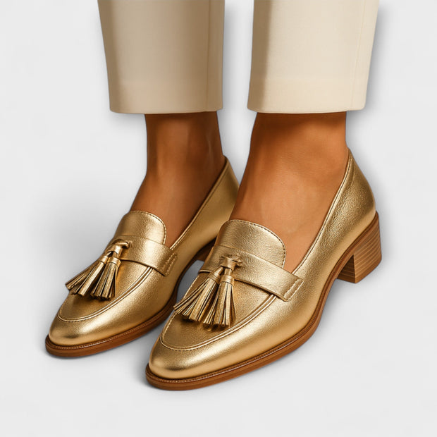 Celeste - Gyldne Loafers