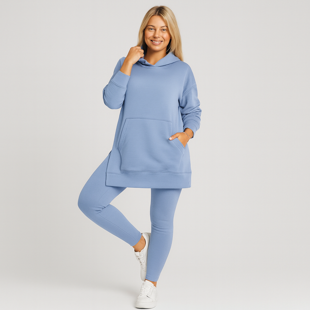 Hættetrøje Og Leggings Sæt