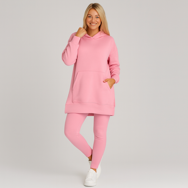 Hættetrøje Og Leggings Sæt