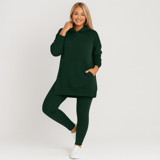 Hættetrøje Og Leggings Sæt