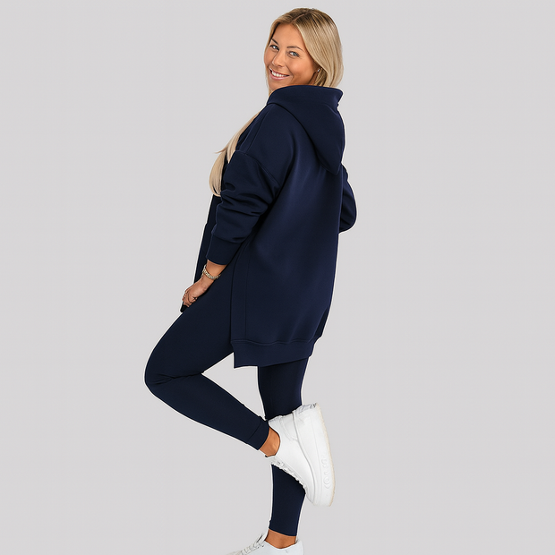 Hættetrøje Og Leggings Sæt