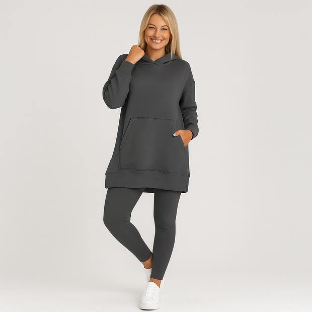 Hættetrøje Og Leggings Sæt