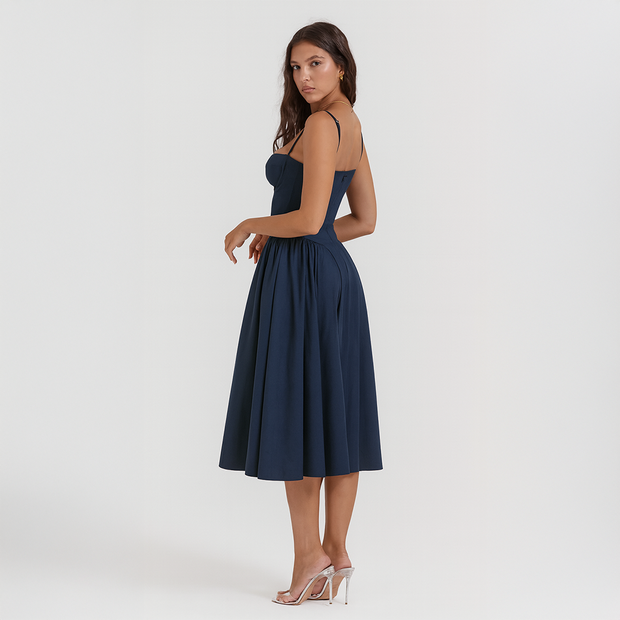 Celine Corset Midi Dress