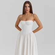 Celine Corset Midi Dress