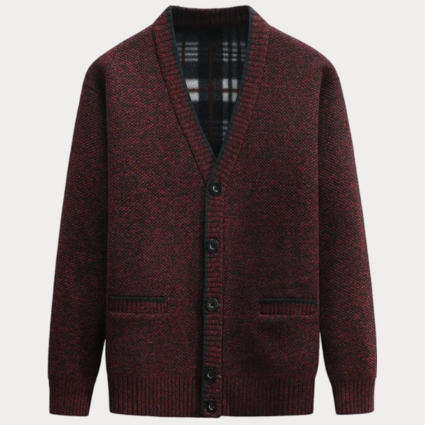 Andreas™ | Klassisk Strikket V-hals Cardigan
