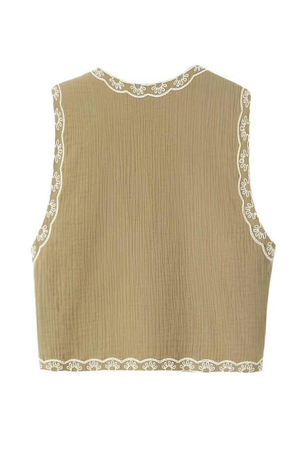 Marthe | Blomstret Gilet