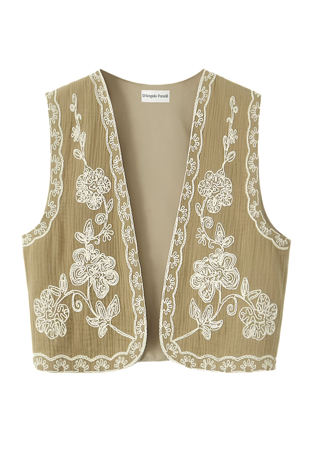 Marthe | Blomstret Gilet