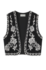 Marthe | Blomstret Gilet