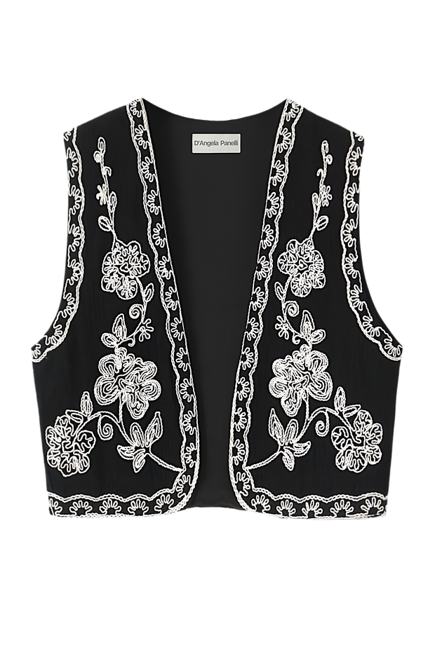 Marthe | Blomstret Gilet