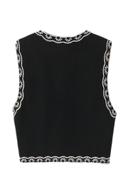Marthe | Blomstret Gilet