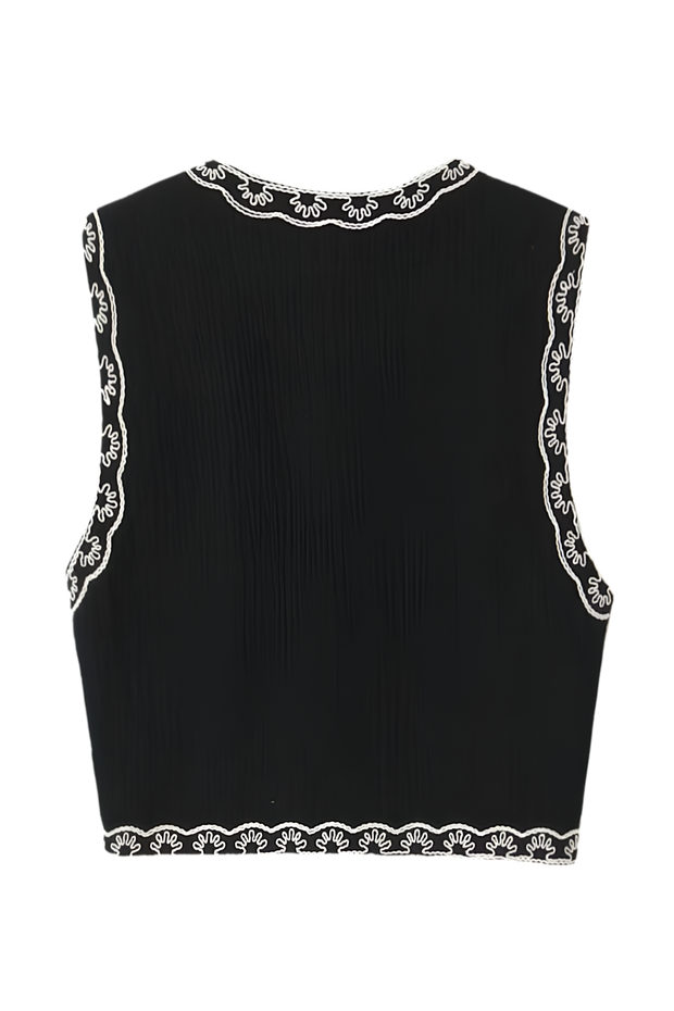 Marthe | Blomstret Gilet