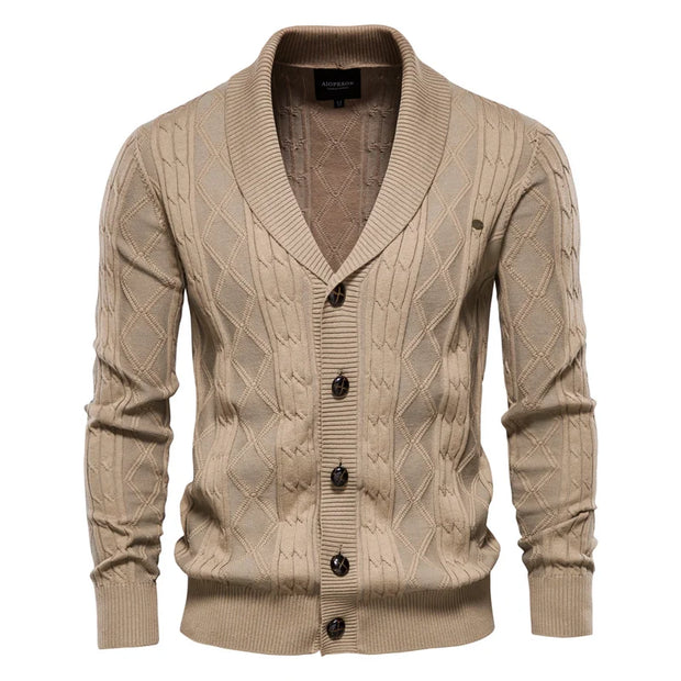 Men's Cardigan with Buttons