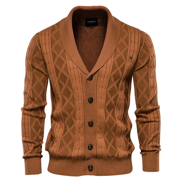 Men's Cardigan with Buttons
