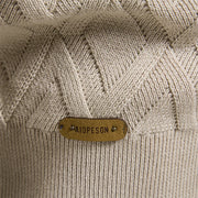 Men's Sweater with Check Design