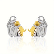 Earrings with Dog Design