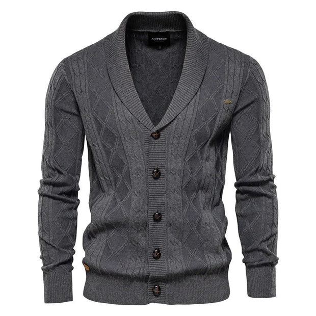 Men's Cardigan with Buttons