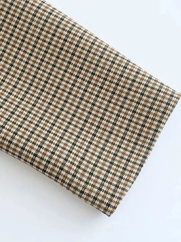 Odile | Klassisk Blazer i Houndstooth