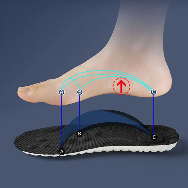 High Elasticity Latex Sports Insoles