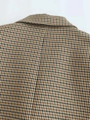 Odile | Klassisk Blazer i Houndstooth