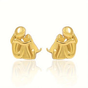 Earrings with Dog Design