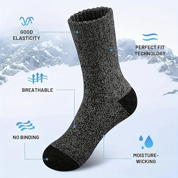 5 Pair Merino Wool Socks for Men