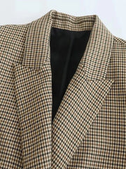 Odile | Klassisk Blazer i Houndstooth