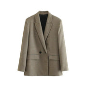 Odile | Klassisk Blazer i Houndstooth