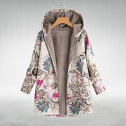 Mira™ - Elegant Blomster Fleecejakke