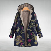 Mira™ - Elegant Blomster Fleecejakke