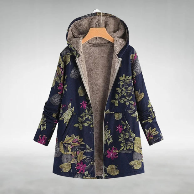 Mira™ - Elegant Blomster Fleecejakke