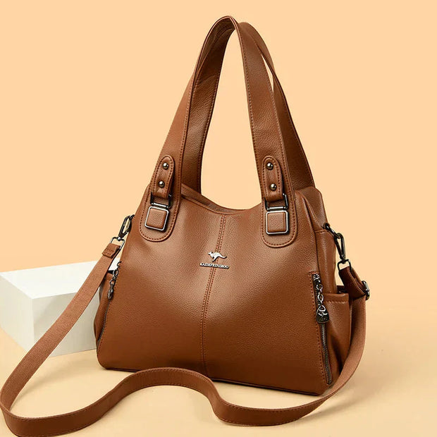 Noora™ | Klassisk vintage skuldertaske