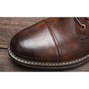 Dawson™ | Faux Leather Oxford Boots