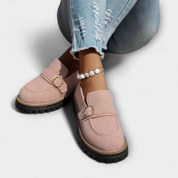 Lora – Casual Loafers with Round Toe