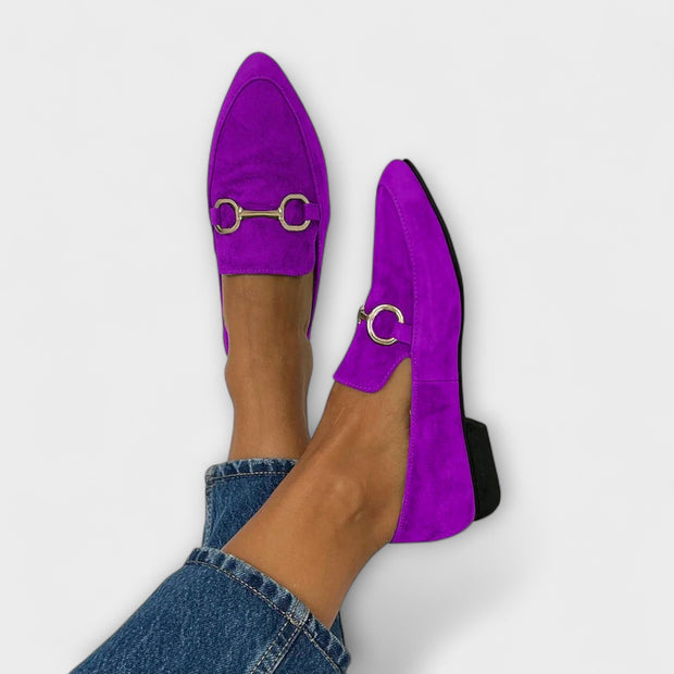 Kaia – Spidse slip-on ballerinaer