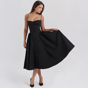 Celine Corset Midi Dress